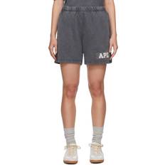 Bape Shorts Bape Pigment Dyed Sweat Shorts - Gray