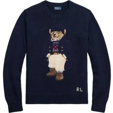 Polo Ralph Lauren Bear Cotton Jumper - Navy Multi