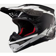 Alpinestars Supertech S-M10 Ampress 2024 Motocross Helmet, black-white, for Men