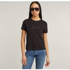 G-Star Bluser G-Star G-Script Shiny Top - Black