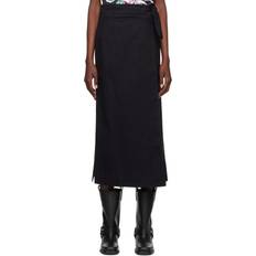 Canvas Skirts Ganni Canvas Maxi Skirt - Black