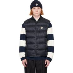 Moncler Vests Moncler Serot Down Vest - Dark Blue