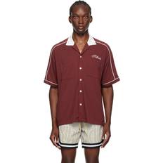 Rhude Red Mont Blanc Shirt - Maroon/White