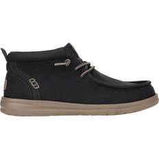 Faux Leather Chukka Boots Wally Mid Gripr Classic Boot - Black/Walnut