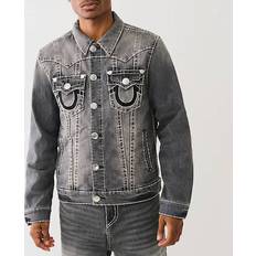 True Religion Outerwear True Religion Jimmy Super T Denim Jacket - Grey