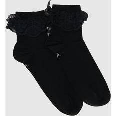 Ekologiskt material - Unisex Strumpor Dr. Martens Vita Strumpor Med Volang - Svart