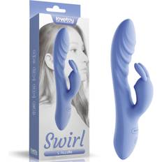 Lovetoy L'Allure Swirl Rechargeable Vibrator Blue