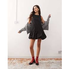 Clothing Motel Tamilo Bubble Hem Mini Dress - Black