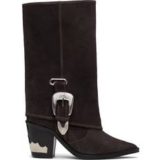 Toga Pulla Boots Toga Pulla Ssense Exclusive Western Style Boots - Chocolate Brown