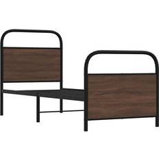 Beds & Mattresses vidaXL Bed Frame Without Mattress 80x200 cm Brown Oak