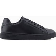 Armani Exchange Men Shoes Armani Exchange Leather Sneakers With Logo On The Sole