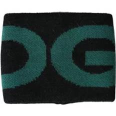 Dolce & Gabbana Smycken Dolce & Gabbana Ull Logo Armband Unisex Nylon Svart Grön
