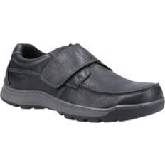 Men - Nubuck Loafers Hush Puppies Casper Leather Men's Loafers - Black