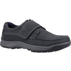 Blue Loafers Hush Puppies Casper Leather Men's Nubuck Loafers - Navy