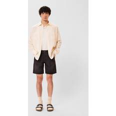 Nudie Jeans Men Shorts Nudie Jeans Seth Denim Shorts - Aged Black