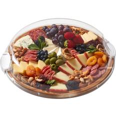 Farberware Build-A-Board Cutting 14 in Round Chopping Board