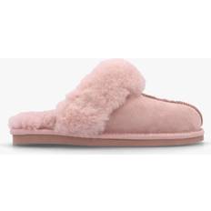 Sheepskin Twinface Slippers - Shut Pink