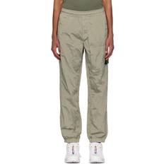 Stone Island Trousers on sale Stone Island Khaki Nylon Metal Sweatpants - Waist