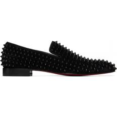 Low Shoes Christian Louboutin Dandelion Spikes Loafers - Black/Black