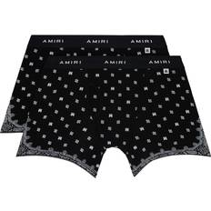 Amiri Men's Underwear Amiri Paisley Boxer Briefs - Black