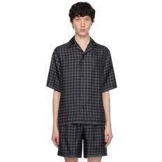 Amiri Tops Amiri MA Quad Bowling Shirt - Black