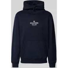 Tommy Hilfiger Hoodie Mit Label-Print Und Känguru-Tasche - Marine