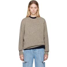 Maison Margiela Shetland Wool Sweater - Beige/Light Gre