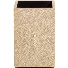 Green Toothbrush Holders Posh Chelsea Toothbrush Holder Faux Shagreen Natural
