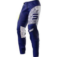 Cheap Motorcycle Trousers Shot Devo Matrix Motocross Pants, white-blue, for Men