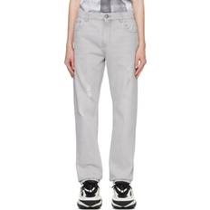 Balmain Men Jeans Balmain Regular Jeans 9FK Gris Clair Déla - Gray
