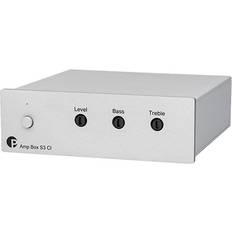 Förstärkare & Receivers Pro-Ject Amp Box S3 CI kompakt stereoförstärkare (2x20W 8 Ohm) Silver