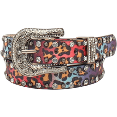 Leopard Belts M&F Western Angel Ranch Girls Leopard Print Belt - Crystal