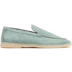Scarosso Ludovico Suede Loafers - Green