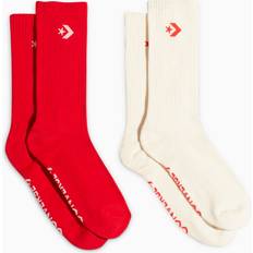 Clothing Converse Star Chevron Half Cushion Crew Socks - Red
