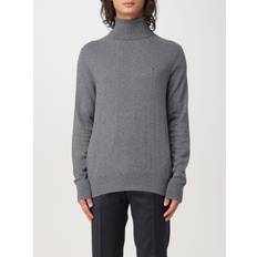 Tommy Hilfiger Pima Org Ctn Cashmere Roll Neck - Grey