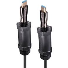 Kablar Lindy Armored Fibre Optic Hybrid HDMI 8K60 Cable 15m