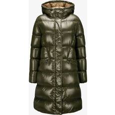 Moncler Women Coats Moncler Bellevue Daunenmantel - Oliv