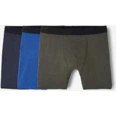 Decathlon Breathable Microfibre Boxers Tri-pack - Dark Blue/Blue/Khaki