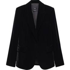 Fløjl Blazere Mango Combi Blazer - Black