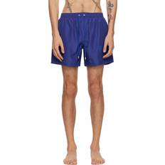 Balmain Swimwear Balmain Printed Swim Shorts - Blue