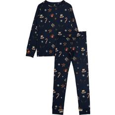 The New Nattøj The New Tnholiday Nightset TN5960 - Navy Blazer Aop