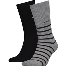 Tommy Hilfiger Fabric Underwear Tommy Hilfiger Sport Stripe Sock - Dark Grey Fabric