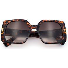 SA106 Womens Classy 90s Designer Sunglasses - Brown