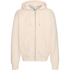 Karl Kani Tröjor Karl Kani Essential Zip Hoodie with Side Pockets - Beige