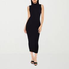 Forever 21 Women Dresses Forever 21 Sleeveless Midi Bodycon Dress - Black