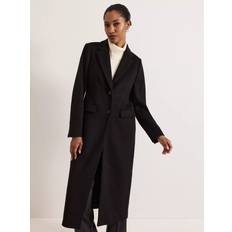 Phase Eight Outerwear Phase Eight Wool Blend Long Coat - Black