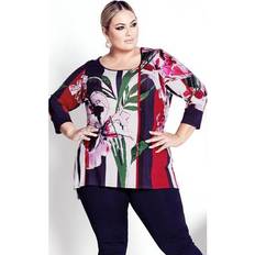 Avenue Blouses Avenue Plus Size Romy Top - Berry