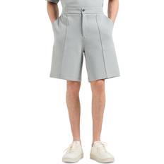 Emporio Armani XXL Trousers & Shorts Emporio Armani Cotton Blend Double Jersey Regular Fit - Silver Blue