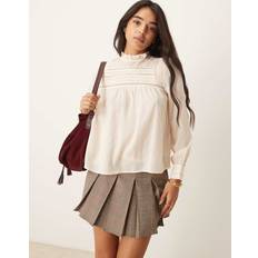 Clothing New Look Cutwork Blouse - Cream/White