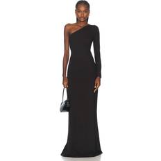 Leset Rio One Shoulder Maxi Dress - Chocolate